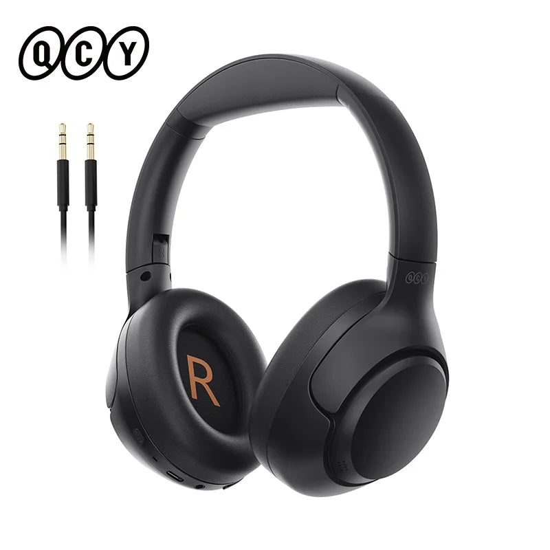 QCY H3 ANC Wireless Headphones with Bluetooth 5.4 and Hi-Res Audio