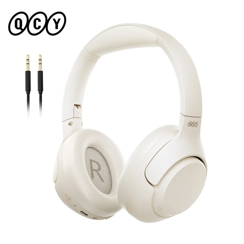 QCY H3 ANC Wireless Headphones with Bluetooth 5.4 and Hi-Res Audio