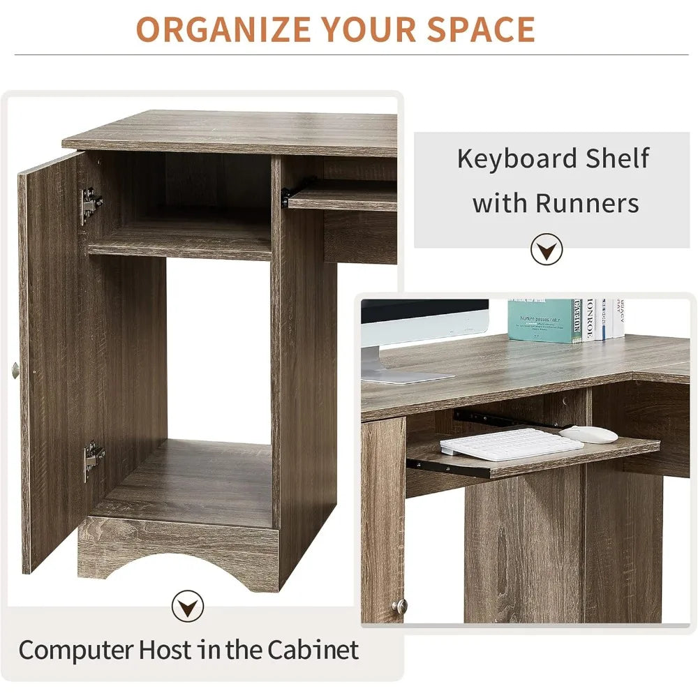 Office Computer Desk with Drawers