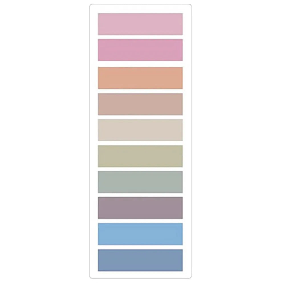 2400 Sheets Transparent Colorful Index Memo Pads