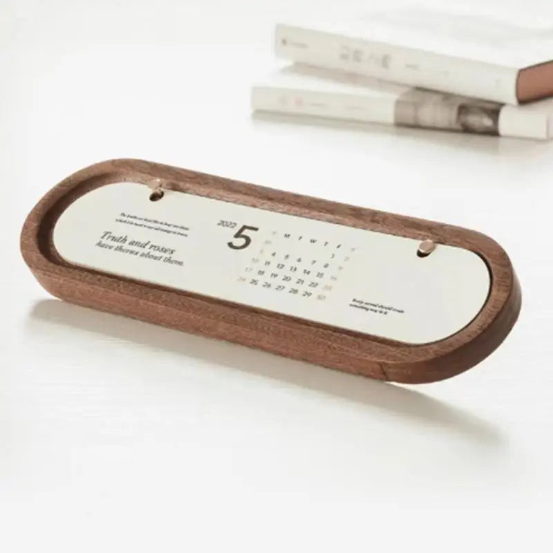 Wooden Desk Calendar 2025