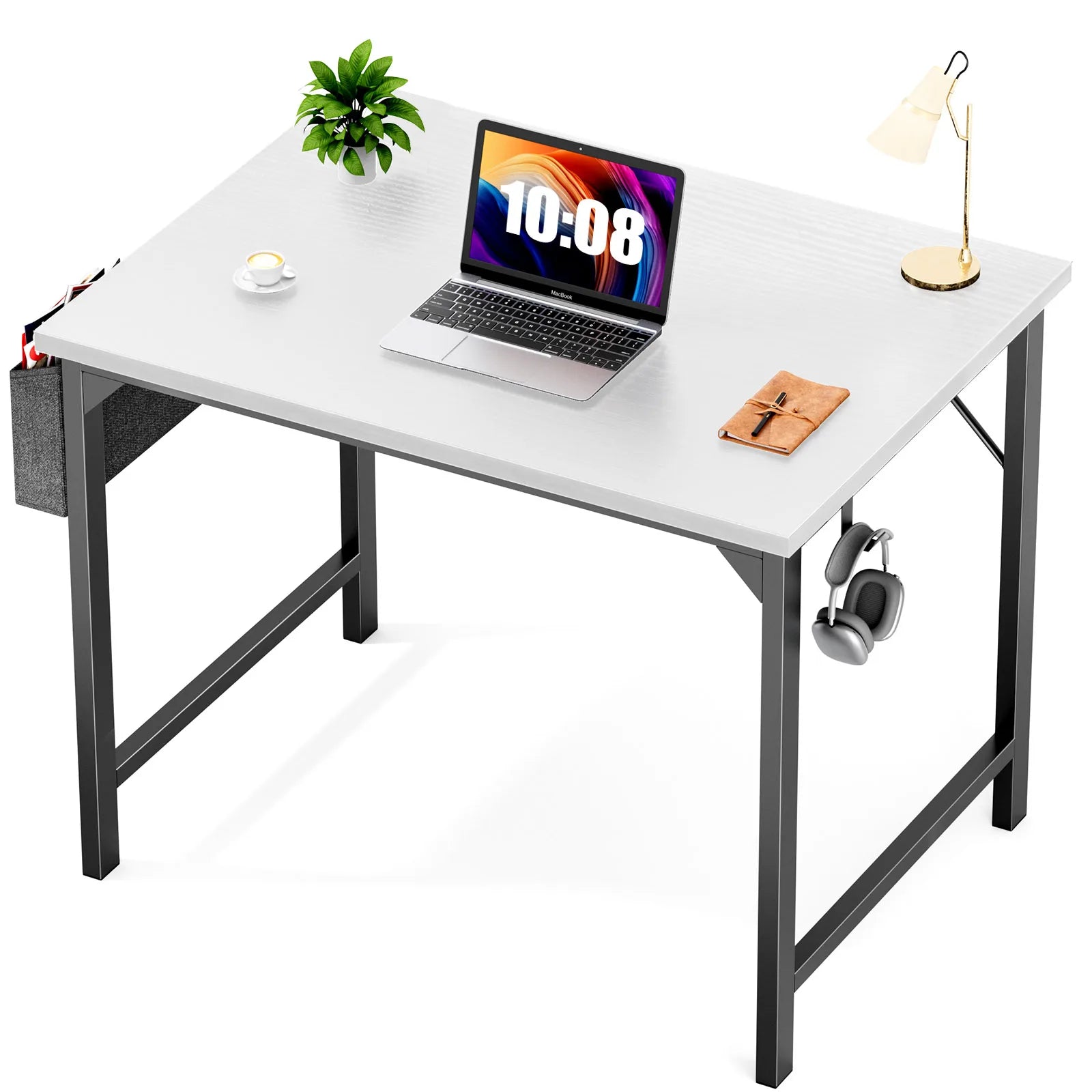 JHK Computer Desk, Modern Writing Study Office Gaming Table